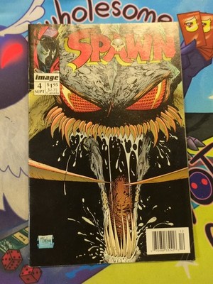 SPAWN #4 (1992) IMAGE COMICS VIOLATOR! STORY & ART by TODD McFARLANE!