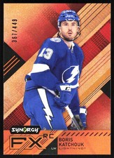 2021-22 Upper Deck Synergy FX Rookies Orange Boris Katchouk Rookie 367/449 Tampa