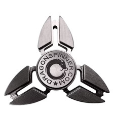 Three Winged Claws Stainless Steel Fidget Spinner   Stress  Anxiety Relief Toy