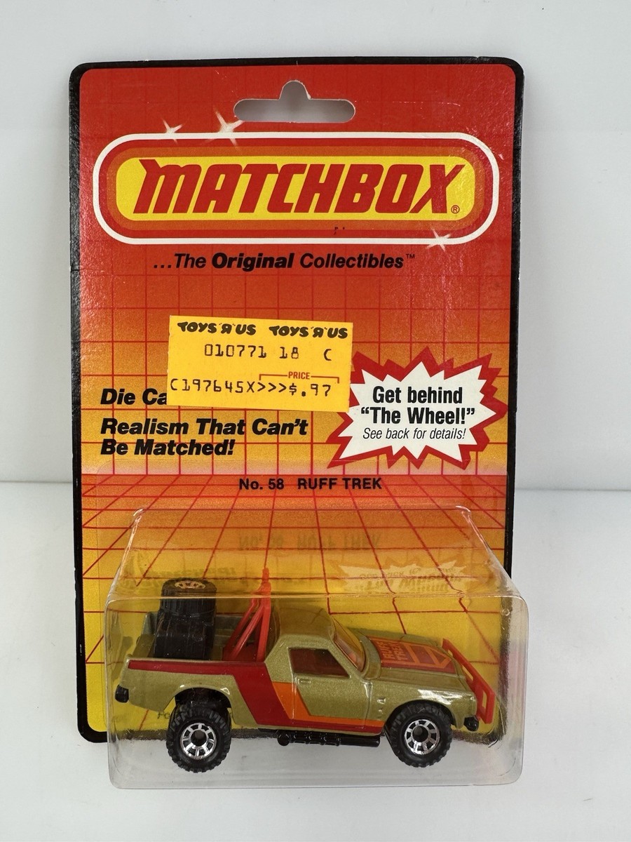 Vintage 1983 Matchbox Ruff Trek 58 Gold HTF | eBay