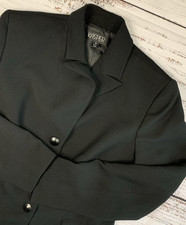 Kasper Size 6 Black Blazer Women's Jacket Suit Separate