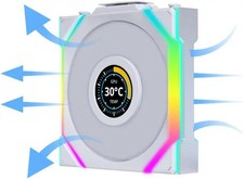 Lian Li UNI Fan TL LCD Wireless 120-Single Pack-2.4 GHz Wireless Signal ARGB