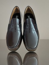 NEW Florsheim Berkley Moc Toe Penny Loafer Burgundy 11 1/2 3E Wide w/Box 17058