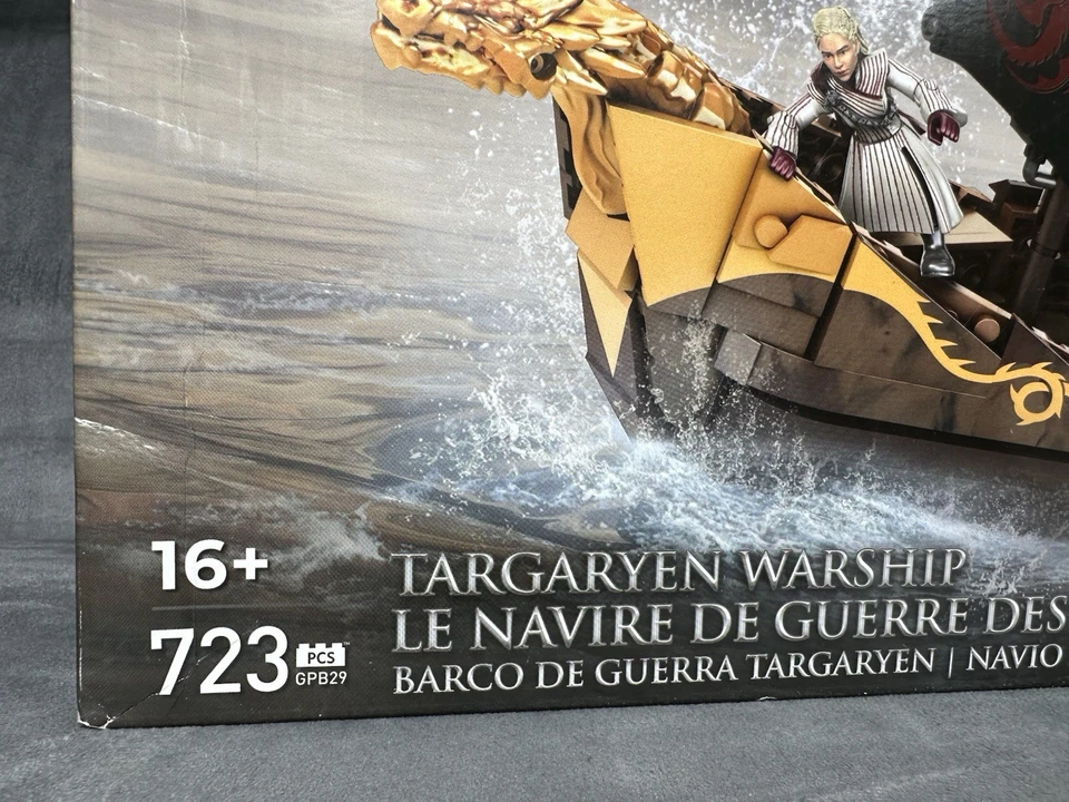 Mega Bloks Game of Thrones GPB29 Targaryen Warship 723PCS GOT Collector NIB - Image 2 of 4