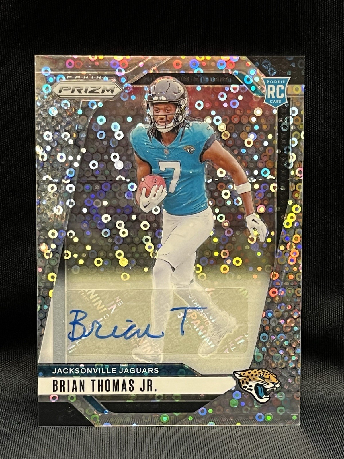 2024 Panini Prizm Rookies Brian Thomas Jr. #314 (RC) Rookie Auto No Huddle