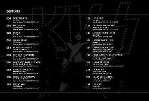 KISS Band Score Best of Kiss [Wide Edition] Japanese Sheet Music From Japan   - Image 2 of 2