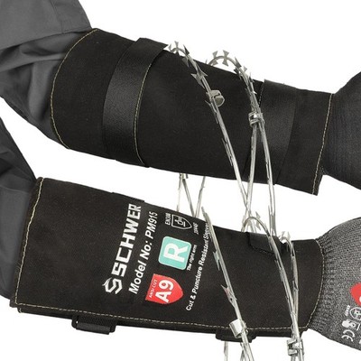 ANSI A9 Cut & Level 5 Puncture Resistant Arm Sleeves, PM915 High Risk Protect...