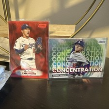 Yoshinobu Yamamoto Topps Stadium Club MLB Card Lot Dodgers Concentration 2025
