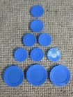 10 Vtg Deluxe Reading Dream Kitchen Barbie Doll Blue Plate Dish 1960s Miniature