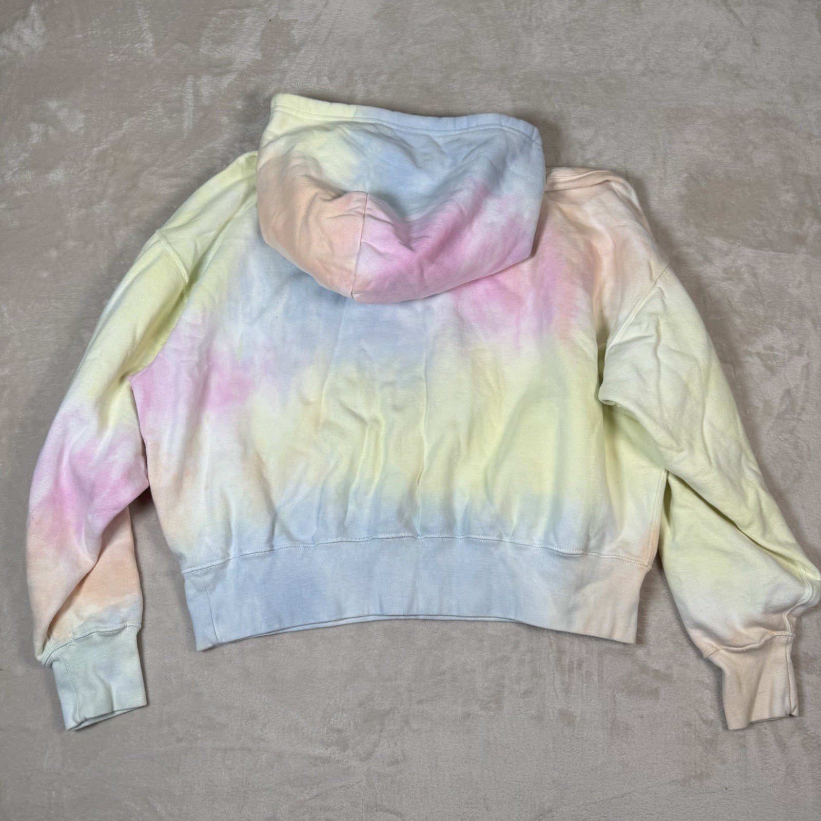 Polo Ralph Lauren Womens Hoodie Multicolor Size L Tie Dye Fleece Sweatshirt thumbnail 5