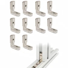 10Pcs T-Slot Joint Bracket L Connector with Screws For 2020 Aluminum Extrusion