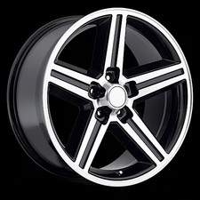 Rev Wheels 652mb-0934 Iroc 652 Series- 20x9 - 4.5 Bs - 5x4.75 -blackpolished