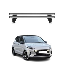 Menabo Dachträger Grundträger für Hyundai i10 III 2023-2026 Facelift Alu Grau 2x
