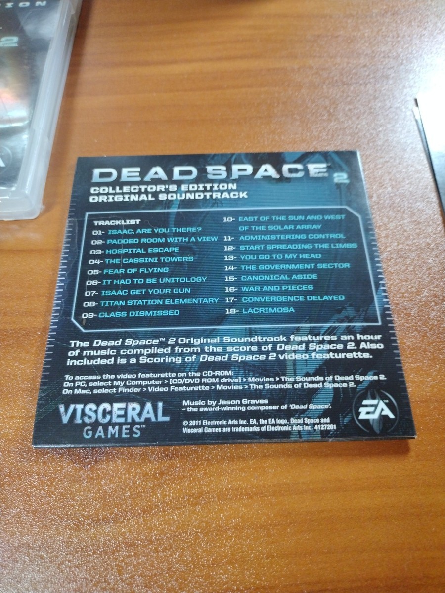 Dead Space 2 -- Collector's Edition (Sony PlayStation 3, 2011) for