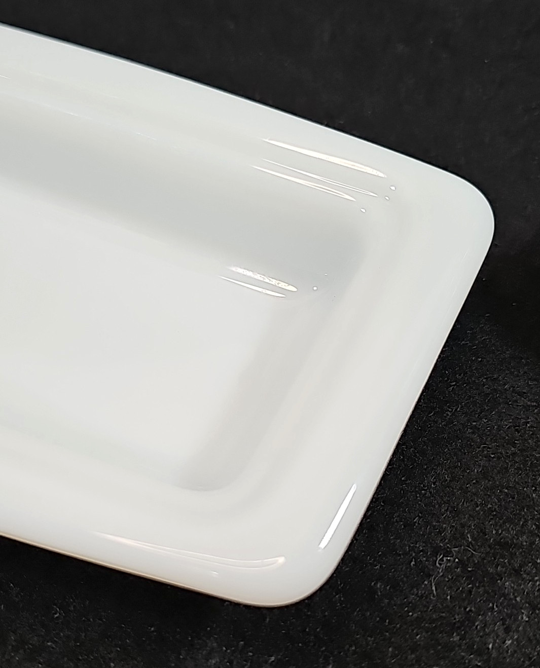 Vintage Pyrex Butter Dish Spring Blossom Crazy Daisy Green Flowers 72B USA Made