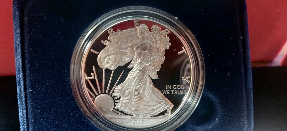 2018-US Mint Silver PROOF Coin in OGP - Image 3 of 4