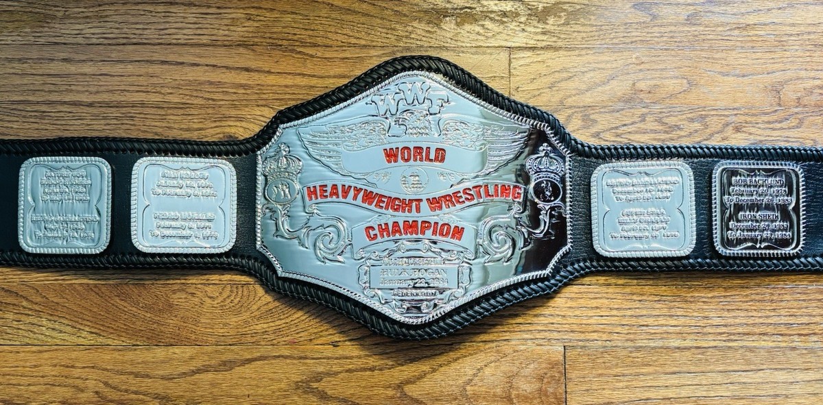 HOGAN 84 WORLD HEAVYWEIGHT CHAMPIONSHIP REPLICA WRESTLING BELT