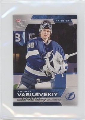 2021-22 Topps Now NHL Stickers /155 Andrei Vasilevskiy #124 tr4