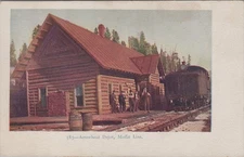 Arrowhead Depot Moffat Line Colorado CO 1900s Railroad Train Station Postcard