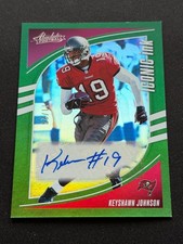2025 Panini Absolute Iconic Ink Green /25 Keyshawn Johnson #II-KJN Auto