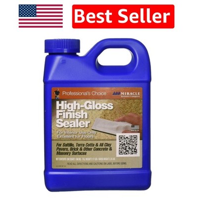 Quart High-Gloss Polymer Sealer for Tile & Stone - Indoor Use, UV Transparent