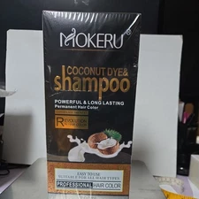 Mokeru Coconut Dye & Shampoo Hair Color 04 Grape Red Professional Kit SEALED
