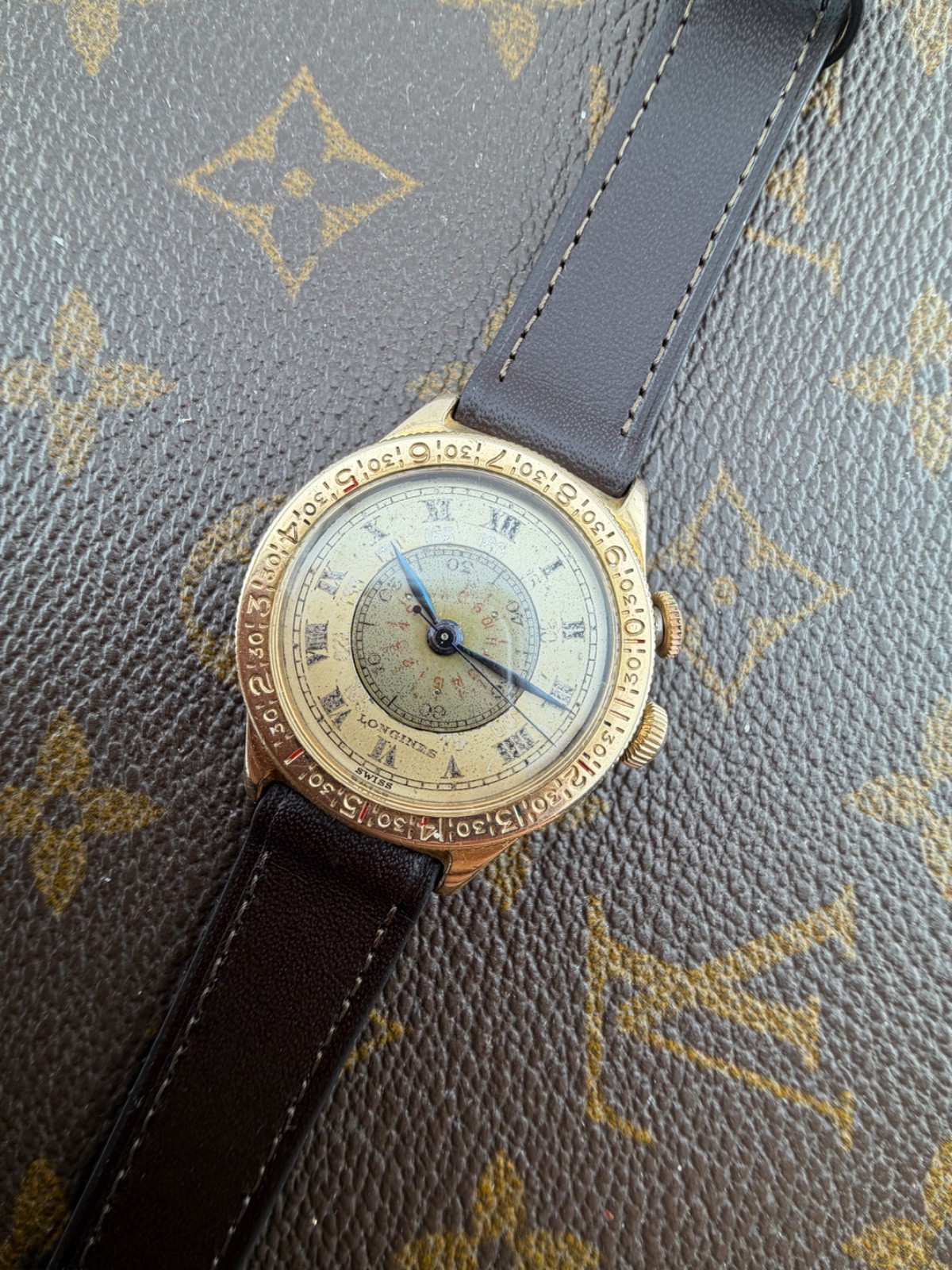 Longines Lindbergh Hour Angle Vintage U.S.A Caliber 11.68Z Rare Swiss