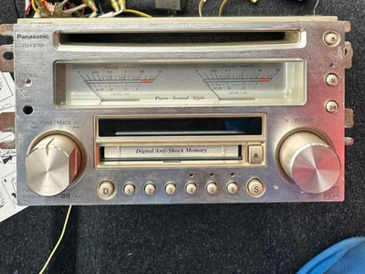 カーオーディオ Panasonic CQ-VX5500KD Used Panasonic CQ-VX5500D CD MD Mini Disc Player Car Audio Silver