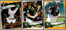 2019 Topps Big League Oakland Athletics (3) Card Lot - BRING HOME SOMETHING T...