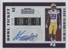 2019 Contenders Draft Picks College Bowl Ticket 6/99 Greedy Williams Auto rf2