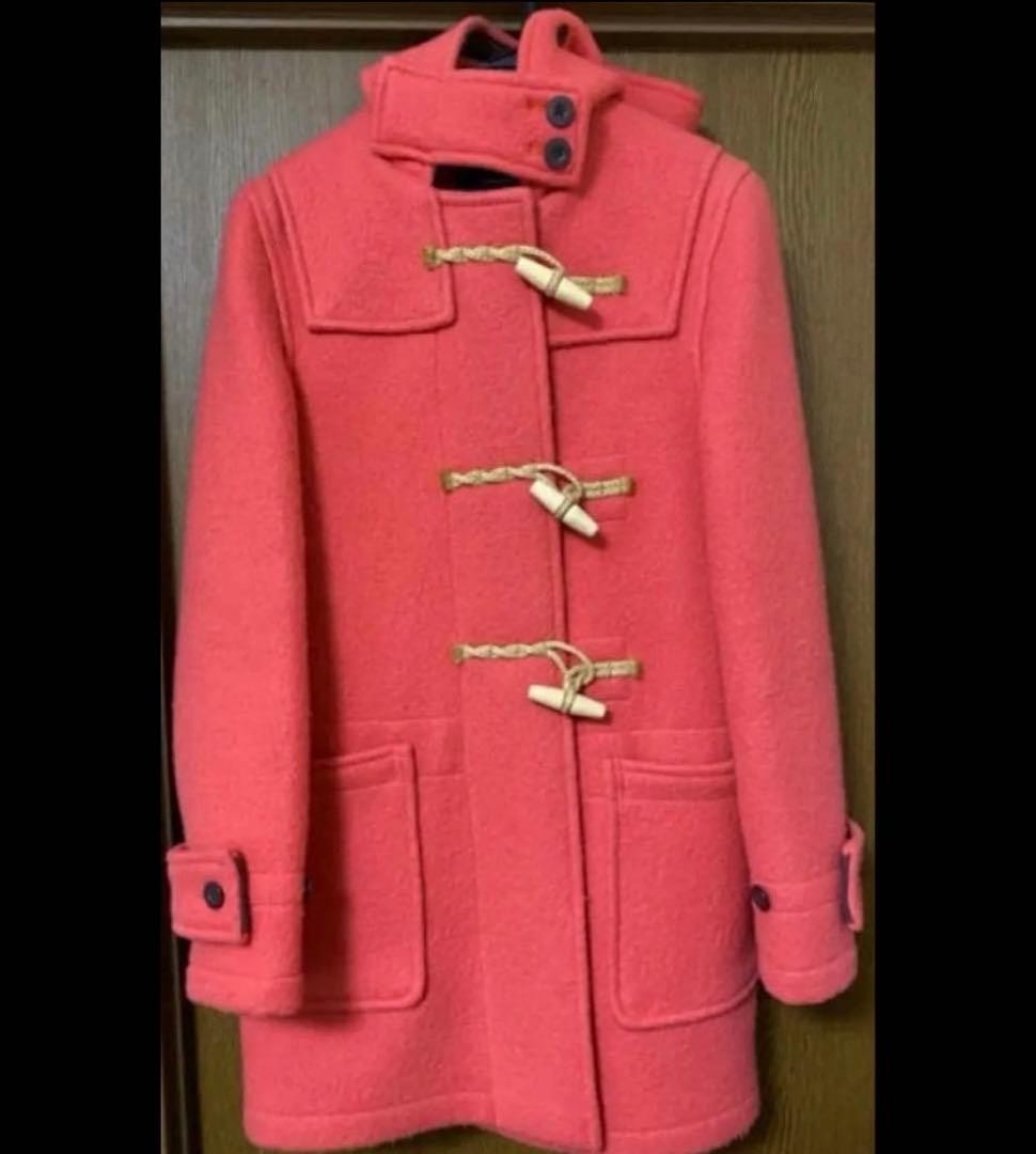 Gloverall Duffle Coat Monty Pink Size L 81cm Length Stylish
