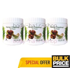 Hunca Horse Chestnut Gel-Cream Relax Tired Legs Stressed Muscles 500ml 3-Pack