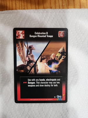 Star Wars Young Jedi Reflections CCG Celebration & Gungan Mounted Troops