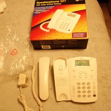 Vintage AT T 957 Corded Speaker Phone System w/ Caller ID Call Waiting. 2000.