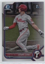 2022 Bowman Chrome Prospects Refractor 301/499 Logan Cerny #BCP-120 0i6p