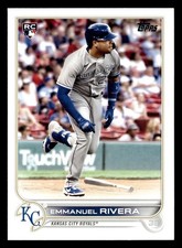 Emmanuel Rivera 2022 Topps ROOKIE RC #18 Kansas City Royals Baseball *229