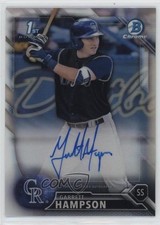 2016 Bowman Draft Chrome Pick Refractor 235/499 Garrett Hampson #CDA-GH Auto 2a9