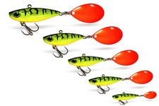 Quantum 4street Spin-Jig firetiger esca per persico affondante 10 - 35 g esca da ricerca persico