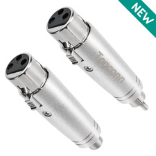 RCA-XLR Adapter Pack by Togconn - Audio Connectors for Pro Gear