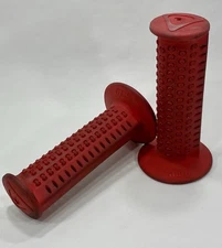 Vintage AME Cam Grips Red Original Old School BMX A’ME Tri Racing OG USA VGC HTF