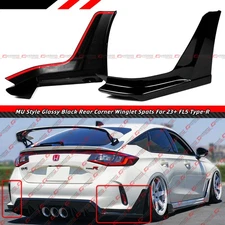 For 2023-2026 Honda Civic Type-R FL5 MU Style Rear Bumper Corner Winglet Spats