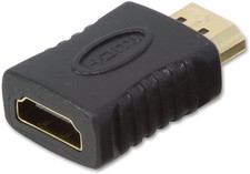 Lindy HDMI CEC Less Adapter Type a Male to Type a Female, Remove CEC Line Termin