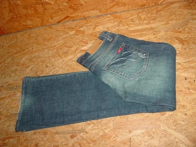ONLY 38/L30 Damen Stretchjeans/Jeans blau used bootcut - Bild 1 von 2