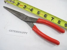 Snap On Long Reach Talon Grip Red Handle Needle Nose Pliers 97ACF NICE