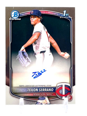 2025 Bowman Chrome Chrome Prospect Autographs#CPA-TS Teilon Serrano