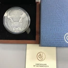 2024 Binary Bull 2ozt .999 Silver 1000 Satoshi Round Antique Finish mnt 1000 65