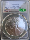 2026  $1 Silver Eagle CAC MS70 First Day Of Delivery Fdod Semiquincentennial