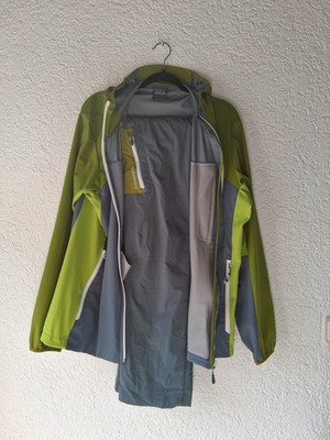 2tlg Jack Wolfskin Stormlock/Flexshield Men Outdoor Anzug Mit Kapuze Sz Xlarge