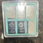 Lot of 12 Scottsdale Mint 1g Fine Silver Bars With Carrying Case. Double Stacked