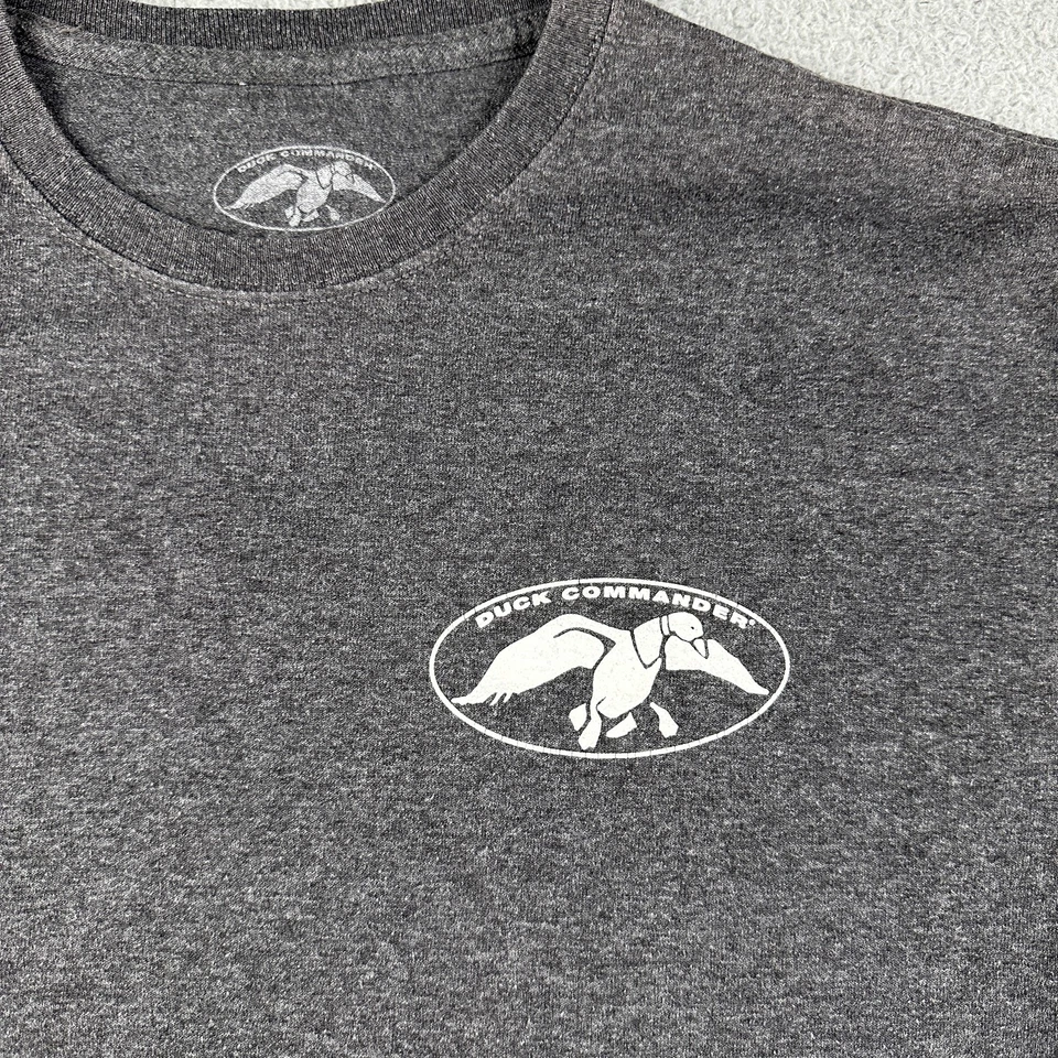 Duck Commander Shirt Mens Large Gray Si Robertson Bing Bong Jack Graphic - Image 3 of 4